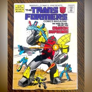 Vintage transformers comic magazine